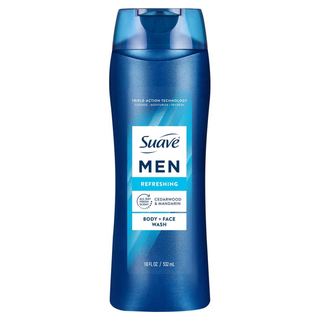 SUAVE MEN BODYWASH REFRESHING SPLASH 354ML